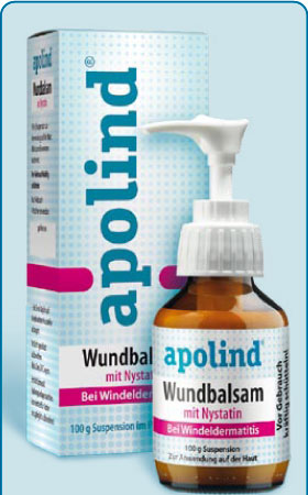 apolind mit Nystatin - bei Windeldermatitis